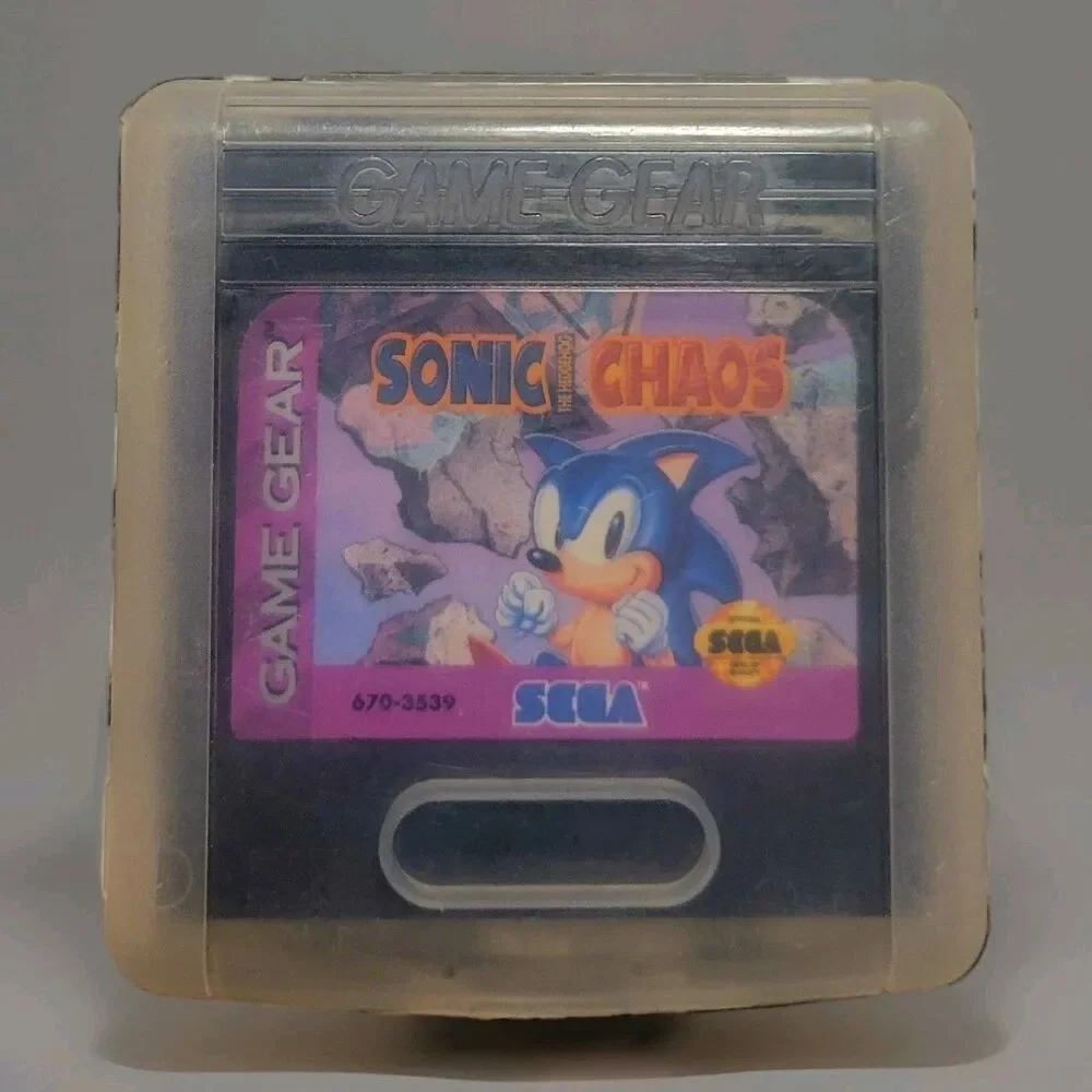 Sonic Chaos (Sega Game Gear, 1993) Cartridge Only, Protective Case,Fast Shipping
